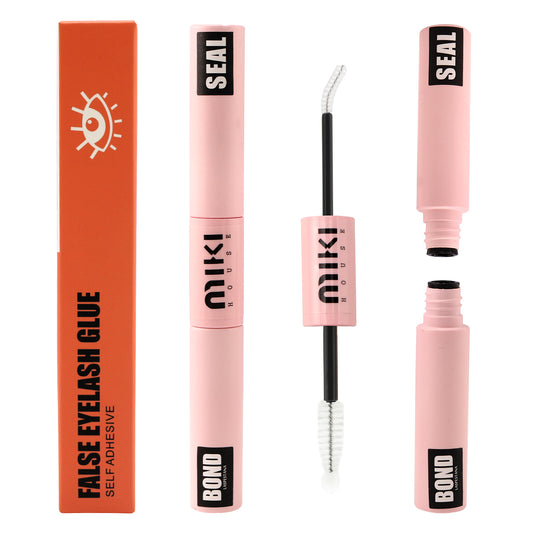 2 in 1 Bond and Seal Sensitive Eyes Waterproof LongLasting Strong Hold Cluster Eyelash Glue for DIY Lash Extensions at Home- Gentle Formula, Non-Toxic- 5g/0.17 OZ+5g/0.17 OZ/ 1 bottle